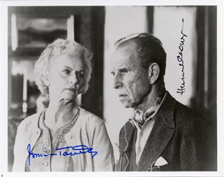 Hume Cronyn & Jessica Tandy autograph