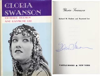 Gloria Swanson autograph