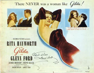 Glenn Ford autograph