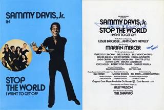 Sammy Davis Jr. autograph