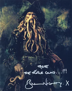 Bill Nighy autograph