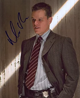 Matt Damon autograph