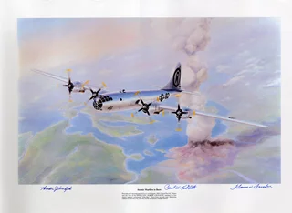 Enola Gay autograph