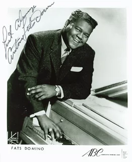 Fats Domino autograph