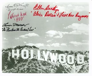 Hollywood Sign autograph
