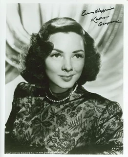 Kathryn Grayson autograph
