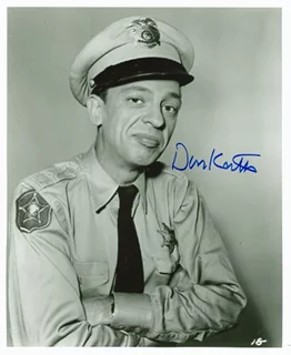 Don Knotts autograph