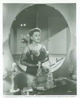 Irene Dunne autograph