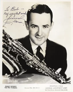 Jimmy Dorsey autograph