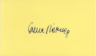 Gene Tierney autograph