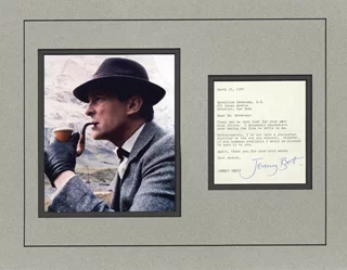 Jeremy Brett autograph