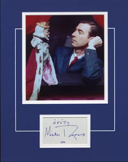 Mister Rogers autograph