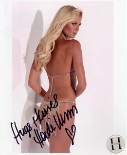 Heidi Klum autograph