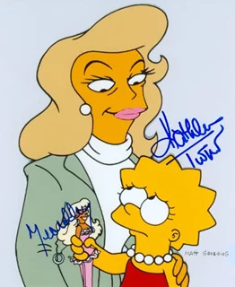 The Simpsons autograph