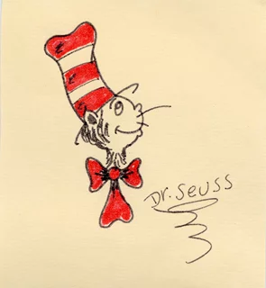 Dr. Seuss autograph
