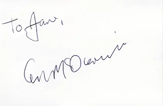 Ian McDiarmid autograph