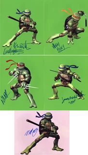 Teenage Mutant Ninja Turtles autograph