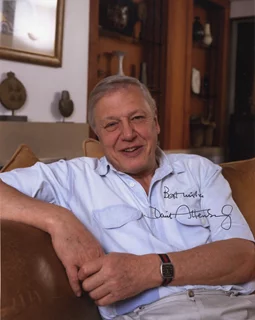 David Attenborough autograph
