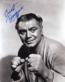 Ernest Borgnine autograph