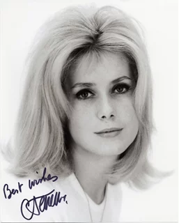 Catherine Deneuve autograph