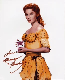 Rhonda Fleming autograph