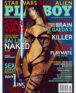 Bai Ling autograph