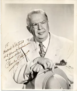 Charles Coburn autograph