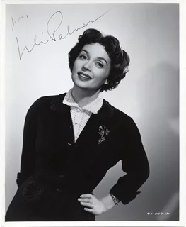 Lilli Palmer autograph