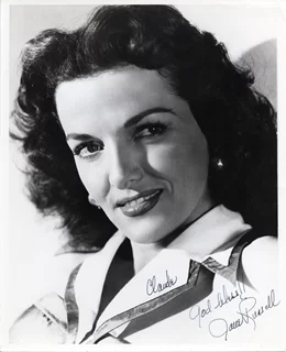 Jane Russell autograph