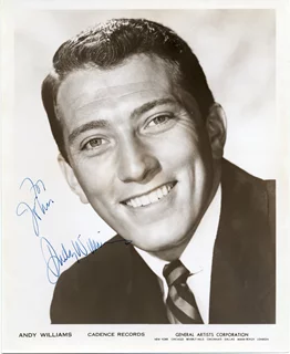 Andy Williams autograph