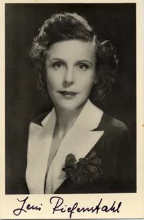 Leni Riefenstahl autograph