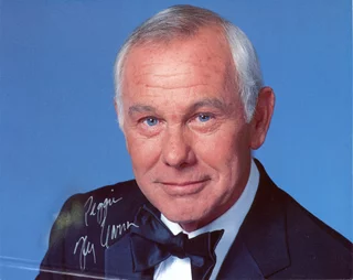 Johnny Carson autograph