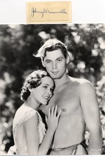 Johnny Weissmuller autograph