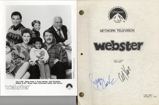 Webster Script autograph