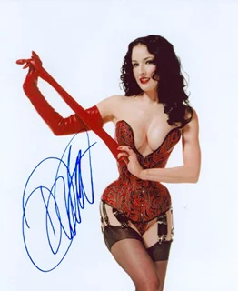Dita Von Teese autograph
