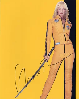 Uma Thurman autograph