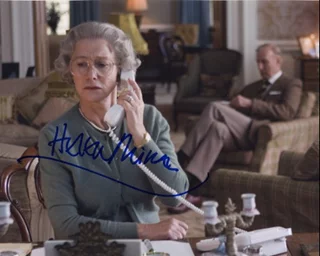 Helen Mirren autograph