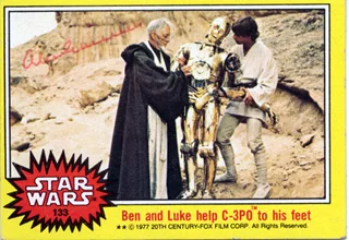 Alec Guinness autograph