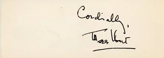 Moss Hart autograph