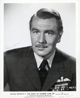Michael Redgrave autograph