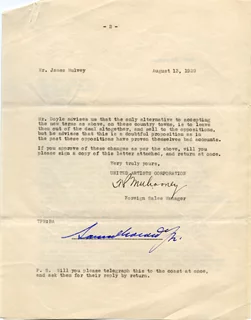 Samuel Goldwyn autograph