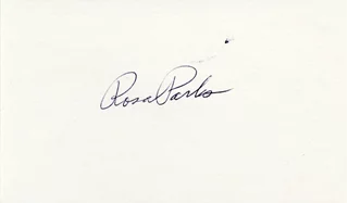 Rosa Parks autograph
