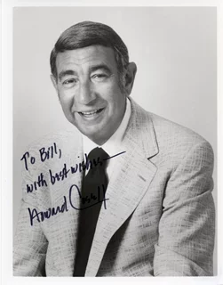 Howard Cosell autograph