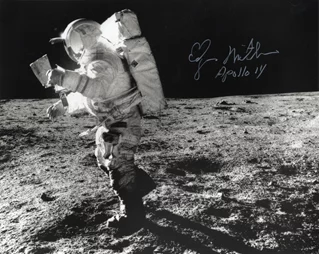 Edgar Mitchell autograph