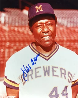 Hank Aaron autograph