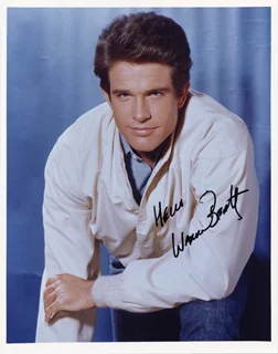 Warren Beatty autograph