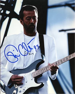 Eric Clapton autograph