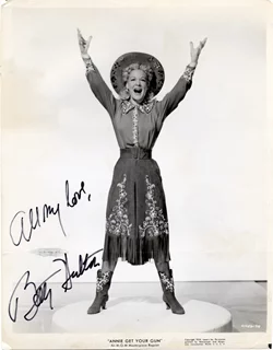 Betty Hutton autograph