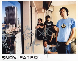 Snow Patrol autograph