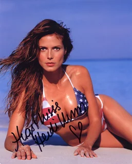 Heidi Klum autograph